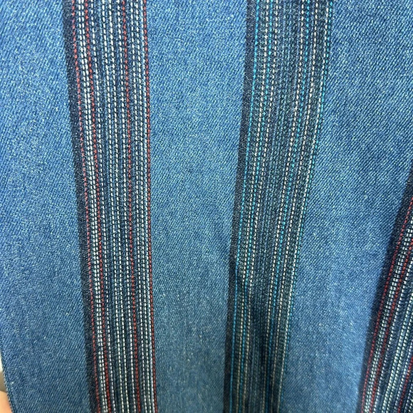 Cider High Waisted Retro Striped Flare Jeans Women’s Size Small - Picture 9 of 11